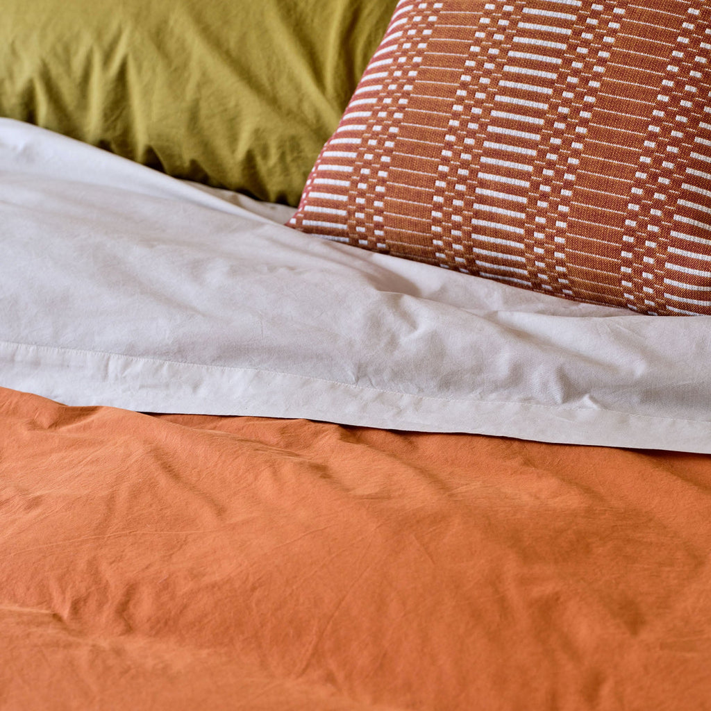 Percale Cotton Pillowcase in Cameo Pink (Set of 2)